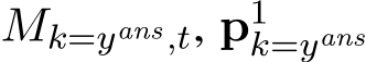  Mk=yans,t, p1k=yans