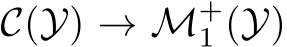  C(Y) → M+1 (Y)