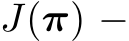  J(π) −