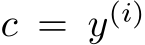 c = y(i)