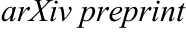 ​arXiv preprint