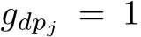 gdpj = 1