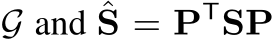  G and ˆS = PTSP