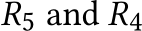  R5 and R4