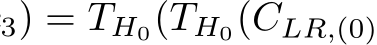 3) = TH0(TH0(CLR,(0)