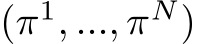 (π1, ..., πN)