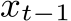  xt−1