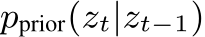  pprior(zt|zt−1)