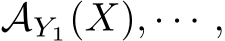 AY1(X), · · · ,