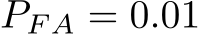  PF A = 0.01