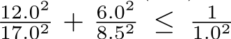 12.0217.02 + 6.028.52 ≤ 11.02