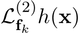  L(2)fk h(x)