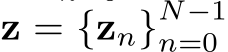  z = {zn}N−1n=0
