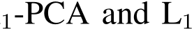 1-PCA and L1