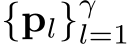 {pl}γl=1