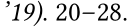 ’19). 20–28.