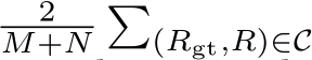 2M+N�(Rgt,R)∈C