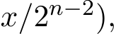 x/2n−2),