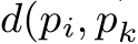  d(pi, p′k