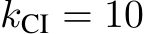  kCI = 10