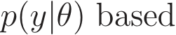  p(y|θ) based