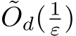 ˜Od( 1ε)