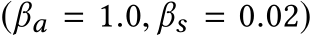  (βa = 1.0, βs = 0.02)