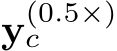  y(0.5×)c