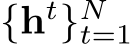  {ht}Nt=1