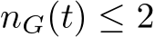  nG(t) ≤ 2