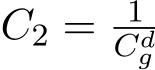  C2 = 1Cdg