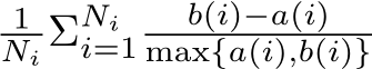 1Ni ΣNii=1 b(i)−a(i)max{a(i),b(i)}