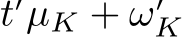  t′µK + ω′K 