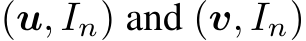  (u, In) and (v, In)