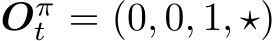  Oπt = (0, 0, 1, ⋆)