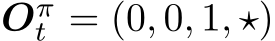  Oπt = (0, 0, 1, ⋆)