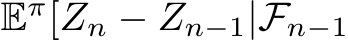  Eπ[Zn − Zn−1|Fn−1