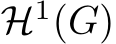  H1(G)