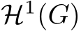  H1(G)