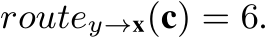  routey→x(c) = 6.