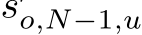  s′o,N−1,u