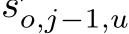  s′o,j−1,u