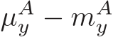 µAy − mAy