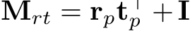 Mrt = rpt⊤p +I