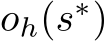  oh(s∗)
