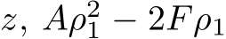  z, Aρ21 − 2Fρ1