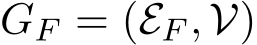  GF = (EF , V)