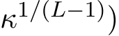 κ1/(L−1))