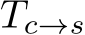  Tc→s