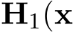  H1(x